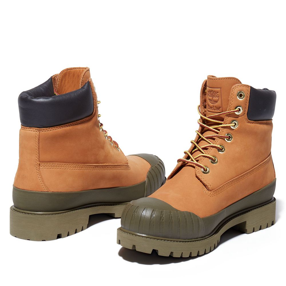 Bocanci 6-Inch Timberland Barbati Maro - Bee Line X Waterproof Rubber Toe - Romania - OUTJDR903